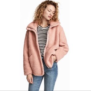 Fuzzy Pink Coat